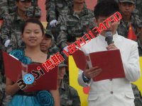 兰州红歌会演唱现场